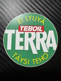 Ei lyijyä Teboil terra taysi teho tarra