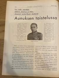 Suomen vapaussota 1934 nr 10 - Kaksi aseveljeä uhrasivat sankarillisesti henkensä Aunuksen taistelussa, ym.