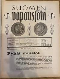 Suomen vapaussota 1934 nr 6 - Satakunnan rintamassa äärimmäisellä siivellä, ym.