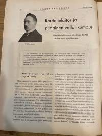 Suomen vapaussota 1938 nr 4 - Rautatielaitos ja punainen vallankumous, ym.