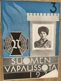 Suomen vapaussota 1938 nr 3 - Libausta Lempäälään, Vöyrin Sotakoulun mukana vapaussodassa, ym.