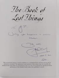 The Book of Lost Things (tekijän omiste)