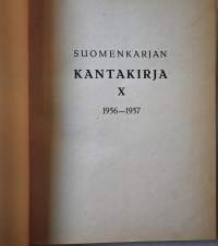 Suomen karjan kantakirja X 1956-1957