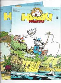 Hakki Hamsteri 1987 nr 6 ja 1989 nr 6 yht 2 lehteä
