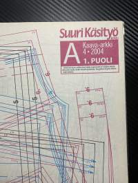 Suuri Käsityö 2004 nr 3, 42 kevään toiveasua, 2 kaava-arkkia