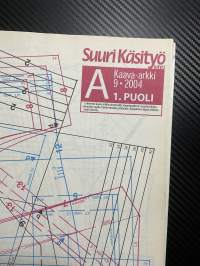 Suuri Käsityö 2004 nr 9, 43 upeaa syysvaatetta, 2 kaava-arkkia