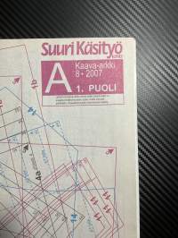 Suuri Käsityö 2007 nr 8, 68 iloista ideaa, 2 kaava-arkkia