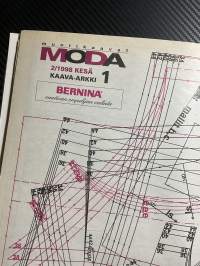 Moda 1998 nr kesä 2, 87 Ompelijan unelma kesämallia, sisältää kaava-arkin