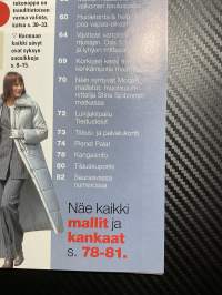 Moda 1998 nr Syksy 3, Syysmuodin 30 parasta mallia, sisältää kaava-arkin
