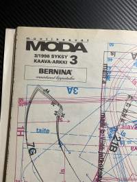 Moda 1998 nr Syksy 3, Syysmuodin 30 parasta mallia, sisältää kaava-arkin