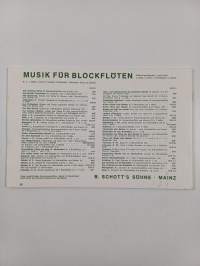 Solobuch für Sopranblockflöte : Lieder, Stücke und Tänze