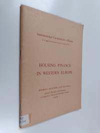 Housing finance in Western Europe