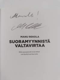 Suoramyynnistä valtavirtaa (signeerattu, tekijän omiste)
