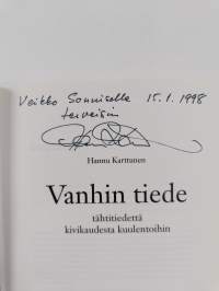 Vanhin tiede : tähtitiedettä kivikaudesta kuulentoihin (signeerattu, tekijän omiste)
