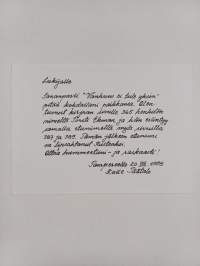 Pölhökanto Iijoen törmässä (signeerattu, tekijän omiste)