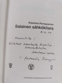 Salainen sähkökitara (signeerattu, tekijän omiste)