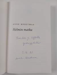 Helmin matka (signeerattu, tekijän omiste)