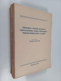 Frederick Denison Mauricen sosiaalietiikka hänen teologisten peruskatsomustensa valossa