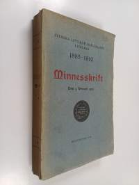 Svenska Litteratursällskapet i Finland 1885-1910 - minnesskrift den 5 febr. 1910