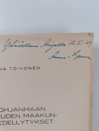 Etelä-Pohjanmaan valtameren takainen siirtolaisuus 1867-1930 ; + 3 eripainosta : Lapualta suureen länteen ; Etelä-Pohjanmaan siirtolaisuuden maakunnalliset edelly...