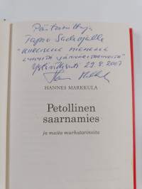 Petollinen saarnamies ja muita murhatarinoita (signeerattu, tekijän omiste)