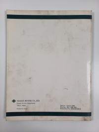 Nissan Prairie : Model M10 series service manual supplement - CA18 engine