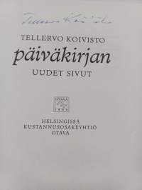 Päiväkirjan uudet sivut (signeerattu)