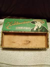 Huhtamäen lakritsi piippu rasia v. 1920