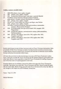 Suomen Postilähetysten Hinnasto 1889-1960  -Pricelist of Finnish letters and cards