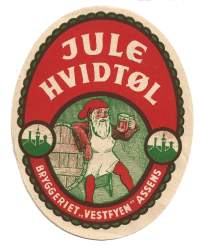 Jule Hvidtol -  olutetiketti
