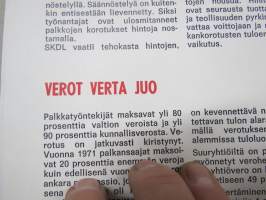 SKDL 1944-1974 julkilausuma 30-vuotisen toiminnan johdosta / tavoitteita