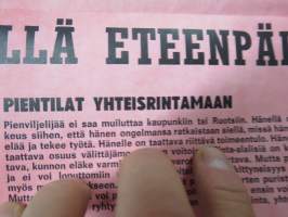 SKDL 1944-1974 julkilausuma 30-vuotisen toiminnan johdosta / tavoitteita