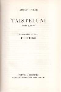 Taisteluni 1-2. Mein Kampf