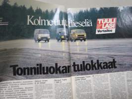 Tuulilasi 1982 nr 1, Diesel-Mersu 200D kestotesti loppuraportti 60 000 km, Moottoriöljytesti, Auto 2000, Tee-se-itse Passat huolto-ohjeet, Kelkalla Rovaniemi-Kemi ym