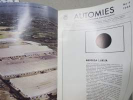 Automies 1964 nr 4 -asiakaslehti, Toyota - Japanin suurin autotehdas, Toyota Crown Sedan, ym.