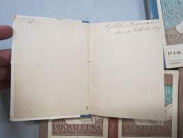 Pikku Elsa ja hänen ystävänsä osat I, II, IV, V, VI - 5 kpl kirjoja yhdessä, kansikuvitukset Rudolf Koivu, kakkospainoksia vuosiväliltä 1914-1917