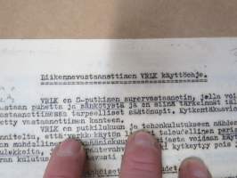 VRLK Liikennevastaanottimen käyttöohje (radio) -moniste