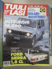 Tuulilasi 1988 nr 1-12 vuosikerta kansiossa (kustantajan myymä alkuperäinen kansio) / annual volume
