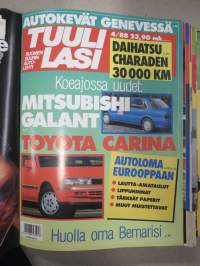 Tuulilasi 1988 nr 1-12 vuosikerta kansiossa (kustantajan myymä alkuperäinen kansio) / annual volume
