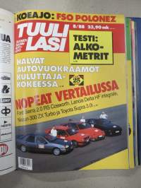Tuulilasi 1988 nr 1-12 vuosikerta kansiossa (kustantajan myymä alkuperäinen kansio) / annual volume