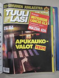 Tuulilasi 1988 nr 1-12 vuosikerta kansiossa (kustantajan myymä alkuperäinen kansio) / annual volume