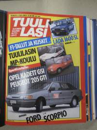 Tuulilasi 1985 nr 1-12 vuosikerta kansiossa (kustantajan myymä alkuperäinen kansio) / annual volume