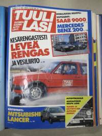 Tuulilasi 1985 nr 1-12 vuosikerta kansiossa (kustantajan myymä alkuperäinen kansio) / annual volume