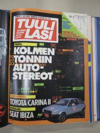 Tuulilasi 1985 nr 1-12 vuosikerta kansiossa (kustantajan myymä alkuperäinen kansio) / annual volume