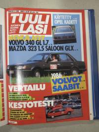 Tuulilasi 1985 nr 1-12 vuosikerta kansiossa (kustantajan myymä alkuperäinen kansio) / annual volume