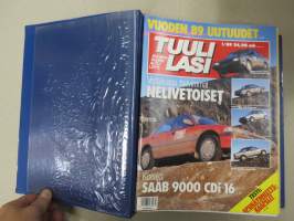 Tuulilasi 1989 nr 1-12 vuosikerta kansiossa (kustantajan myymä alkuperäinen kansio) / annual volume
