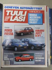 Tuulilasi 1989 nr 1-12 vuosikerta kansiossa (kustantajan myymä alkuperäinen kansio) / annual volume