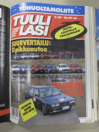 Tuulilasi 1989 nr 1-12 vuosikerta kansiossa (kustantajan myymä alkuperäinen kansio) / annual volume