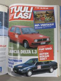 Tuulilasi 1989 nr 1-12 vuosikerta kansiossa (kustantajan myymä alkuperäinen kansio) / annual volume