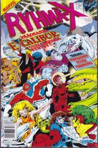 Marvel - Ryhmä-X  3/1991. Pääosassa ExCalibur. Mukana Painajainen, Feenix, Varjokissa
